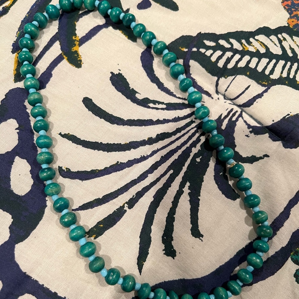 Blue-Beaded Necklace